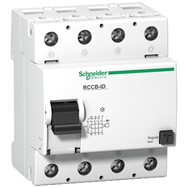 16921 - residual current circuit breaker ID si - 4 poles - 125 A - class A 300 mA, Schneider Electric