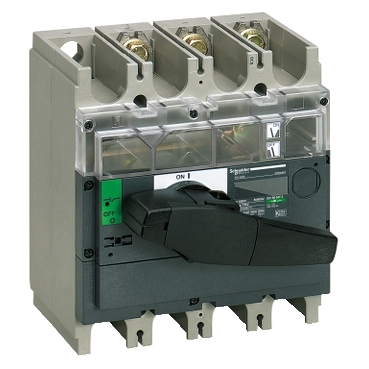 Separator de sarcina decuplare vizibil Interpact INV500, 3 poli, 500A, 31172, Schneider Electric