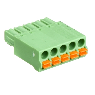 A9XC2412 - set of 12 spring connectors 5 pins Ti24, Schneider Electric