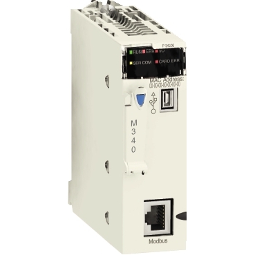 BMXP342000 - modul procesor M340 - max 1024 I/O digitale + 256 analogice - Modbus, Schneider Electric