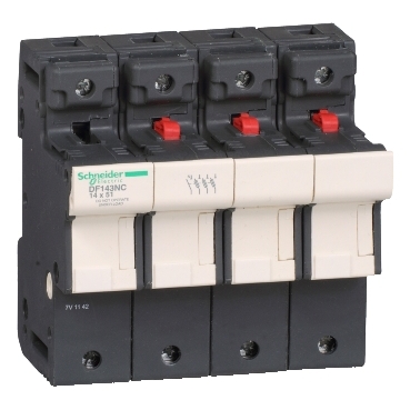 DF143NC - TeSyS fuse-disconnector 3P N 50A - fuse size 14 x 51 mm, Schneider Electric