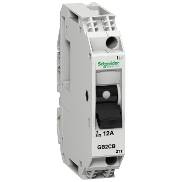 GB2CB16 - TeSys GB2 - thermal-magnetic circuit breaker - 1P - 10 A - Id = 138 A , Schneider Electric