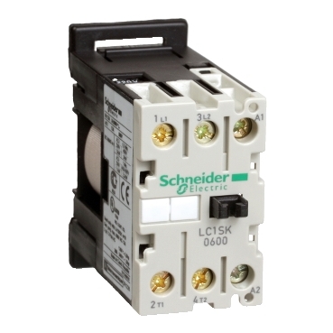 LC1SK0600M7 - TeSys SK mini contactor - 2P (2 NO) - AC-3 - 690 V 6 A - 220 V AC coil, Schneider Electric