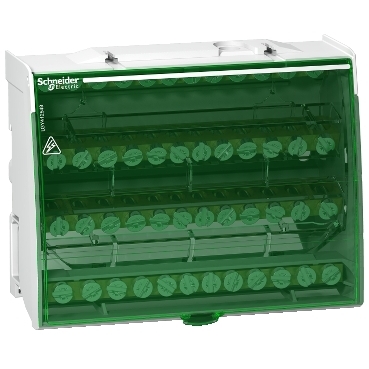 LGY412548 - Linergy DS - screw distribution block 4P - 125A - 48 holes, Schneider Electric