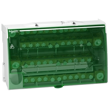 LGY416048 - Linergy DS - screw distribution block 4P - 160A - 48 holes, Schneider Electric
