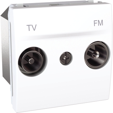 MGU3.451.18 - Unica - priza TV/FM - priza individuala - 2 m - alb, Schneider Electric