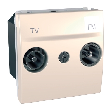 MGU3.451.25 - Unica - priza TV/FM - priza individuala - 2 m - ivoriu, Schneider Electric