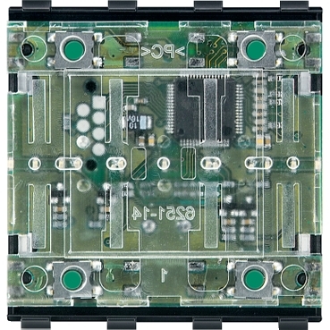 MTN625299 - KNX push-button module, 2-gang, System M, Schneider Electric