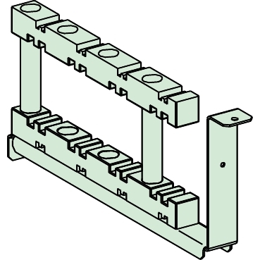 NSYBHS600 - Horizontal bar support up to 3200 A 600 mm, Schneider Electric