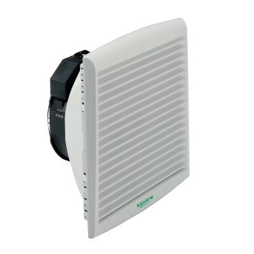 NSYCVF300M24DPF - ClimaSys forced vent. IP54, 300m3/h, 24V DC, with outlet grille and filter G2, Schneider Electric