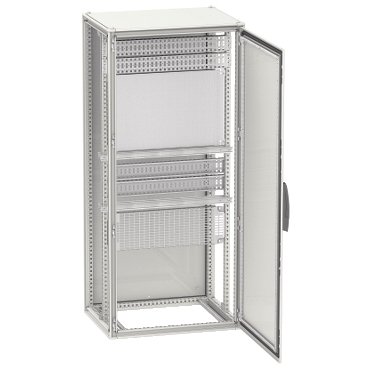 NSYSF201060P - Spacial SF enclosure with mounting plate - assembled - 2000x1000x600 mm, Schneider Electric