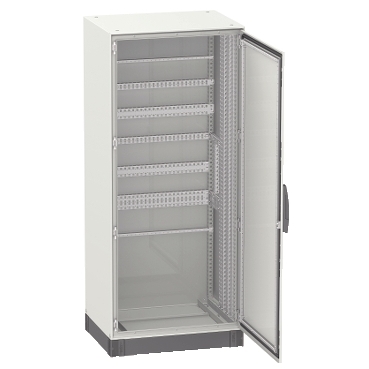 NSYSM18630P - Spacial SM compact enclosure with mounting plate - 1800x600x300 mm, Schneider Electric