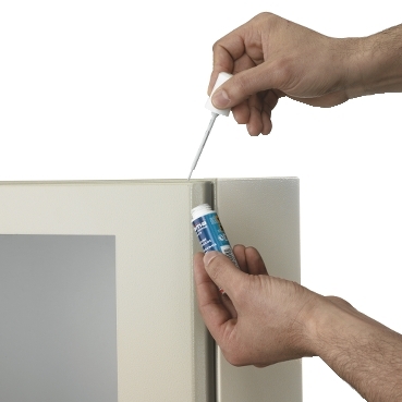 NSYTUP7035 - Paint for touching up with a brush. Colour RAL 7035. Air drying, Schneider Electric