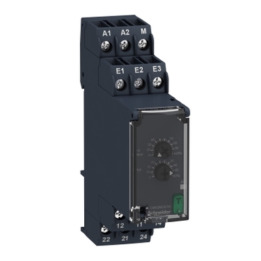RM22UA22MR - Overvoltage control relay 1V�100Vac/dc, 2 C/O, Schneider Electric