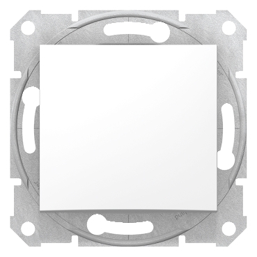SDN0190221 - Sedna - intrerupator monopolar - 10AX fara rama alb, Schneider Electric