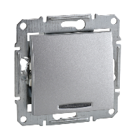 SDN0401160 - Sedna - intrerupator monopolar 2 cai - 10AX indicator light, fara rama aluminiu, Schneider Electric