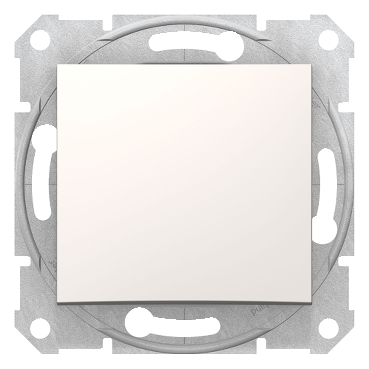 SDN0500123 - Sedna - intermediate switch - 10AX without frame cream, Schneider Electric