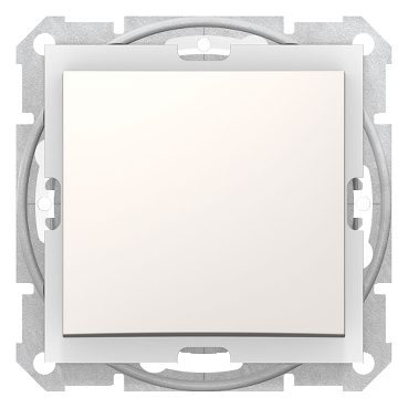 SDN0500323 - Sedna - intermediate switch - 10AX IP44 without frame cream, Schneider Electric