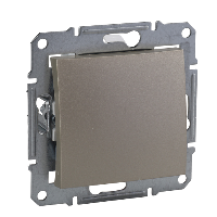 SDN0500368 - Sedna - intermediate switch - 10AX IP44 without frame titanium, Schneider Electric