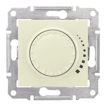 SDN2200447 - Sedna - rotary dimmer - 325VA, without frame beige, Schneider Electric