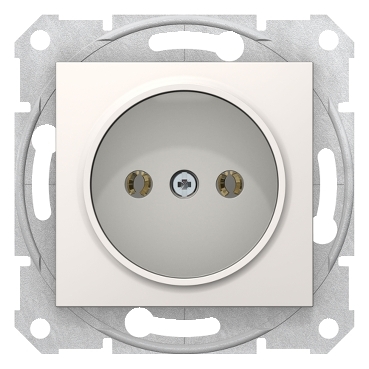 SDN2900123 - Sedna - single socket outlet, without earth - 16A, without frame cream, Schneider Electric