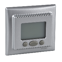 SDN6000260 - Sedna - termostat ambianta - 16A aluminiu, Schneider Electric