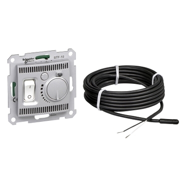 SDN6000360 - Sedna - termostat de podea - 10A fara rama aluminiu, Schneider Electric