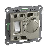 SDN6000368 - Sedna - termostat de podea - 10A fara rama titan, Schneider Electric
