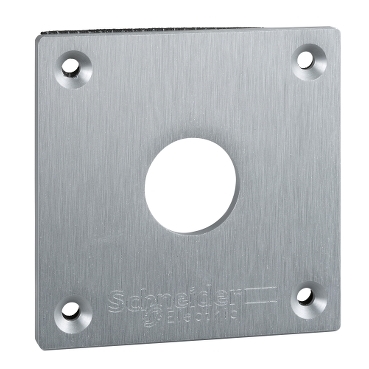 XAPE301 - placa frontala gaurita - XAP-E - metal - 1 deschidere, Schneider Electric