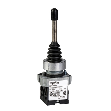 XD2PA247 - complete joystick controller - diam.22 - 4 directions - 1 NO per direction, Schneider Electric