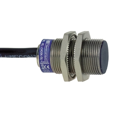 XS1N18PA349L1 - inductive sensor XS1 M18 - L39mm - brass - Sn10mm - 12..24VDC - cable 5m, Schneider Electric