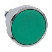 ZB4BA3 - cap de buton incastrat verde diam. 22, revenire cu arc, nemarcat, Schneider Electric (multiplu comanda: 5 buc)