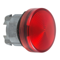 ZB4BV043 - cap de lampa pilot rosie diam.22, cu lentila simpla, pentru LED integral, Schneider Electric (multiplu comanda: 5 buc)