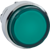 ZB4BW13 - cap verde aparent buton luminos diam.22 cu revenire pentru BA9s bulb, Schneider Electric
