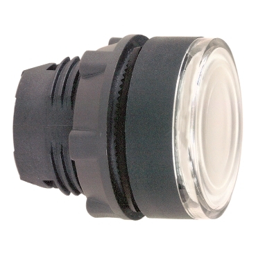 ZB5AW313 - cap de buton iluminat - diam. 22 - alb, Schneider Electric