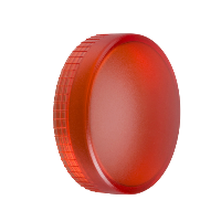 ZBV0143 - lentila simpla rosie pentru lampa pilot circulara diam.22 cu LED integral, Schneider Electric (multiplu comanda: 10 buc)
