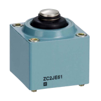 ZC2JE61 - limit switch head ZC2J - metal end plunger, Schneider Electric