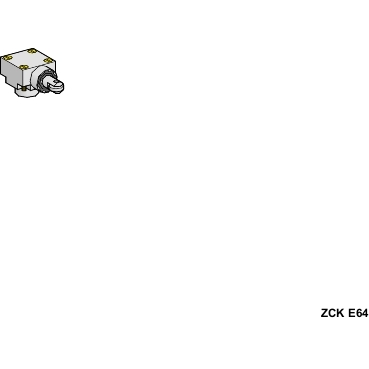 ZCKE64 - cap limitator ZCKE - plojor lateral metalic, cu rola orizontala , Schneider Electric