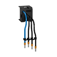 AK5PC13 - Plug outlet, Linergy HK, 3P, 16A, 2 points, 2.5mm², cable length 200, Schneider Electric