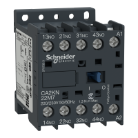 CA2KN22FC7 - Contactor Tesys Ca2-K - 2 No + 2 Nc - Instantaneu - 10 A - 127 V C.A., Schneider Electric