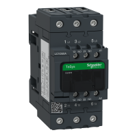 LC1D50AE5 - TeSys D contactor 3P 50A AC-3440V - aux 1NO+1NC -  48V 50Hz - EverLink, Schneider Electric