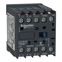 LC1K12105B7 - Contactor Tesys Lc1-K - 3 Poli - Ac-3 440 V 12 A - Bobina 24 V C.A., Schneider Electric