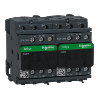 LC2D09E7 - Reversing contactor, TeSys Deca, 3P(3 NO), AC-3, 0 to 440V, 9A, 48VAC coil, Schneider Electric