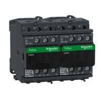 LC2D09ED - Reversing contactor, TeSys Deca, 3P(3 NO), AC-3, 0 to 440V, 9A, 48VDC coil, Schneider Electric
