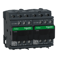 LC2D09G7V - Reversing contactor, TeSys Deca, 3P(3 NO), AC-3, 0 to 440V, 9A, 120VAC 50/60Hz coil, Schneider Electric