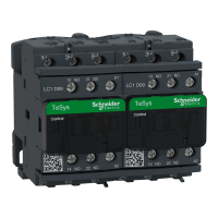LC2D09V7 - Reversing contactor, TeSys Deca, 3P(3 NO), AC-3, 0 to 440V, 9A, 400VAC coil, Schneider Electric