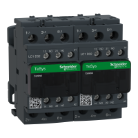 LC2D32D7 - Reversing contactor, TeSys Deca, 3P(3 NO), AC-3, 0 to 440V, 32A, 42VAC coil, Schneider Electric