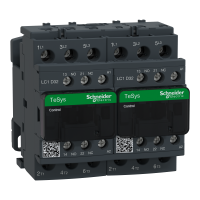 LC2D32FE7 - Reversing contactor, TeSys Deca, 3P(3 NO), AC-3, 0 to 440V, 32A, 115VAC coil, Schneider Electric