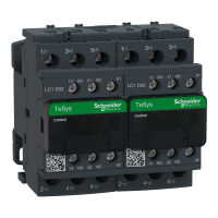 LC2D32V7 - Reversing contactor, TeSys Deca, 3P(3 NO), AC-3, 0 to 440V, 32A, 400VAC coil, Schneider Electric