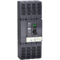 LV438551 - Circuit breaker, ComPact NSX1000 TM-DC, 2 poles, 1000A, 50kA/600VDC, with bare cable connector, Schneider Electric